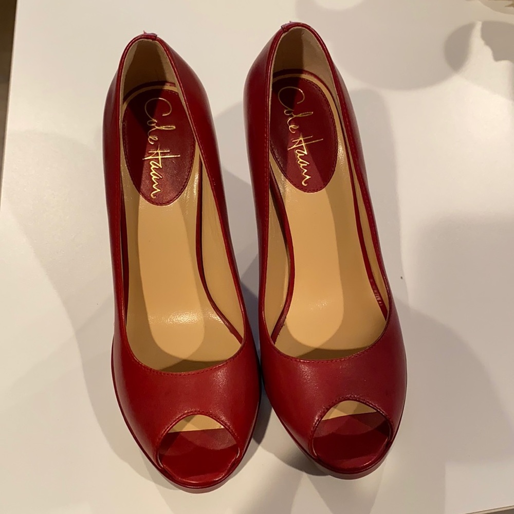 Cole Haan Red 4” Heels